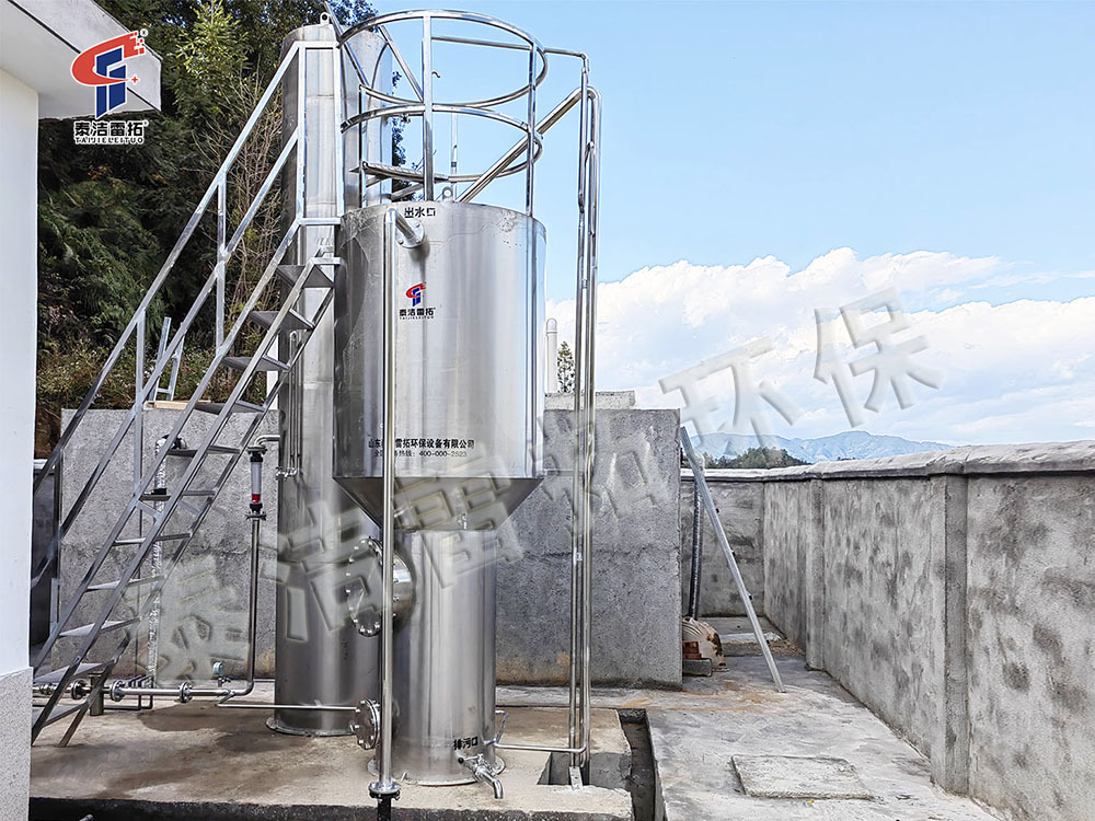 江西遂川一體化凈水設備安裝完成，日處理量100噸/天